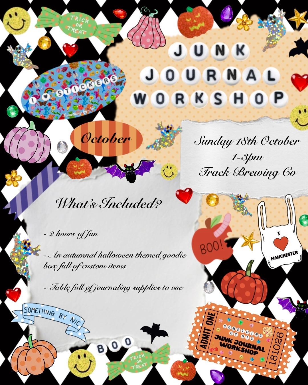 Halloween Journal Workshop - 18th October 2026