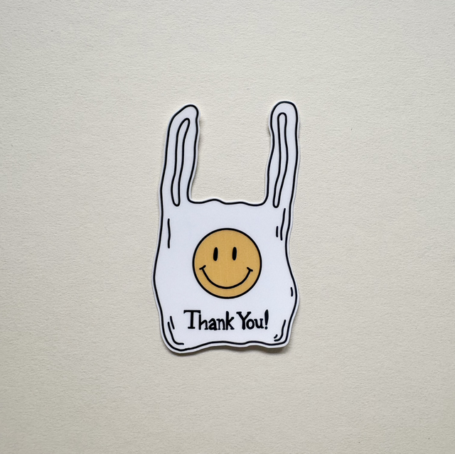 Thank You Bag Sticker