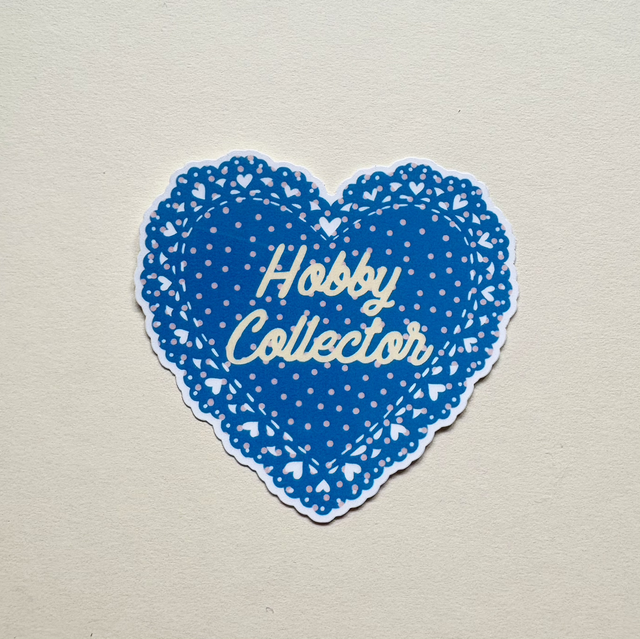 Hobby Collector Doily Sticker