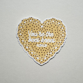 Bees Knees Doily Sticker