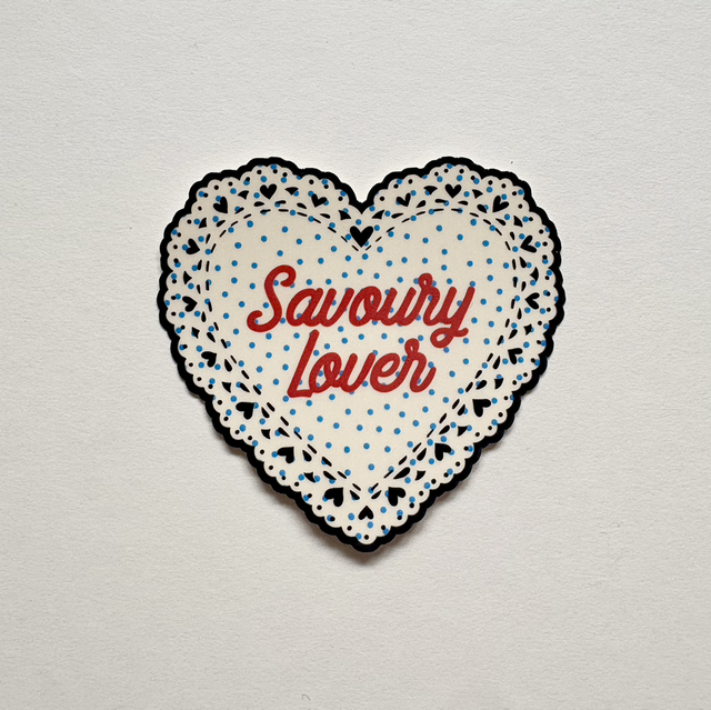Savoury Lover Doily Sticker